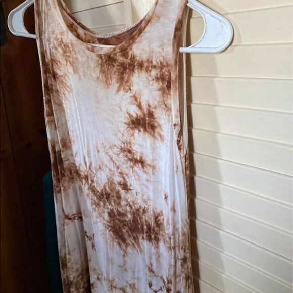 Girls Sleeveless Stretch Lycra tie-dye dress - Picture 5 of 6